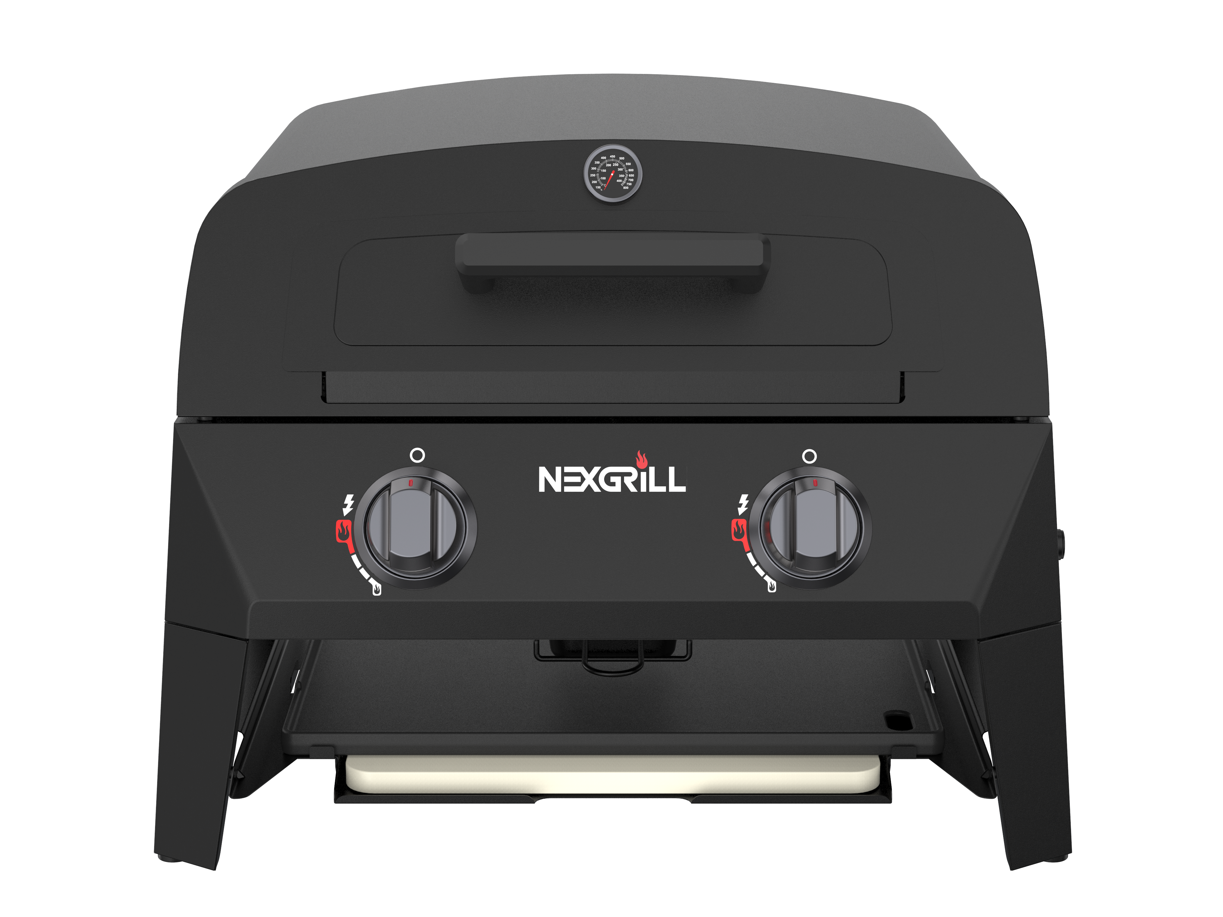 Fortress X4 4 in 1 Gasgrill Mit Pizzastein, Grillrost und Plancha