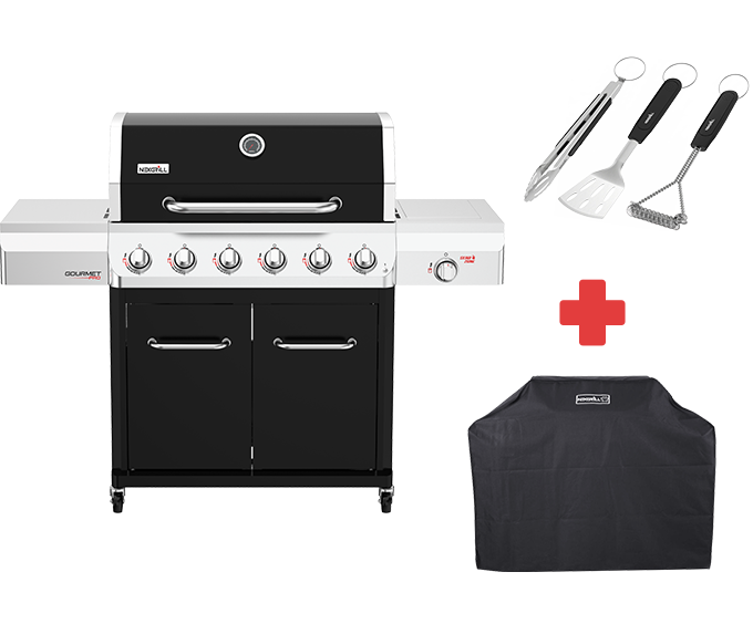 Black Friday Gourmet Pro 6 Brenner Gasgrill Super Bundle