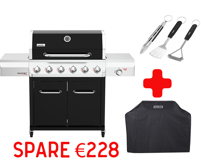 Black Friday Gourmet Pro 6 Brenner Gasgrill Super Bundle
