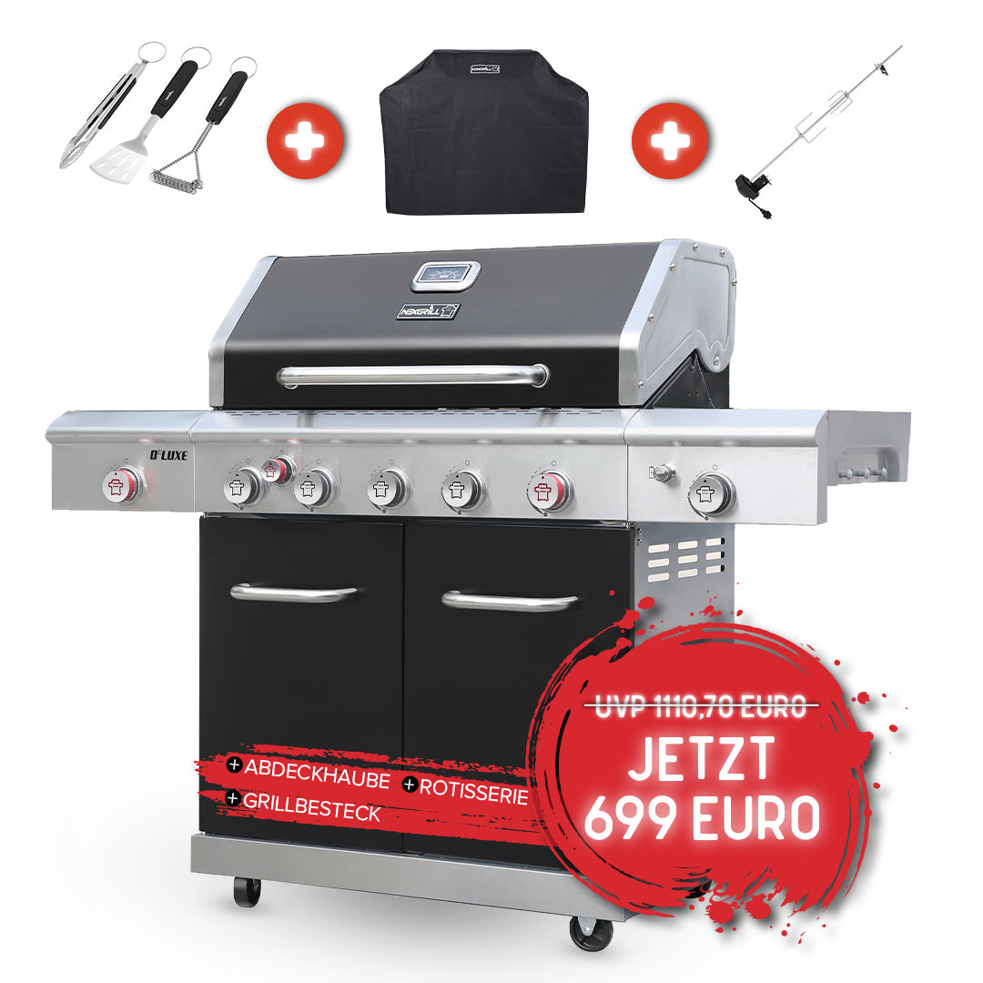 Black Friday Mega Angebot Nexgrill Deluxe 5 Brenner Gasgrill Bundle